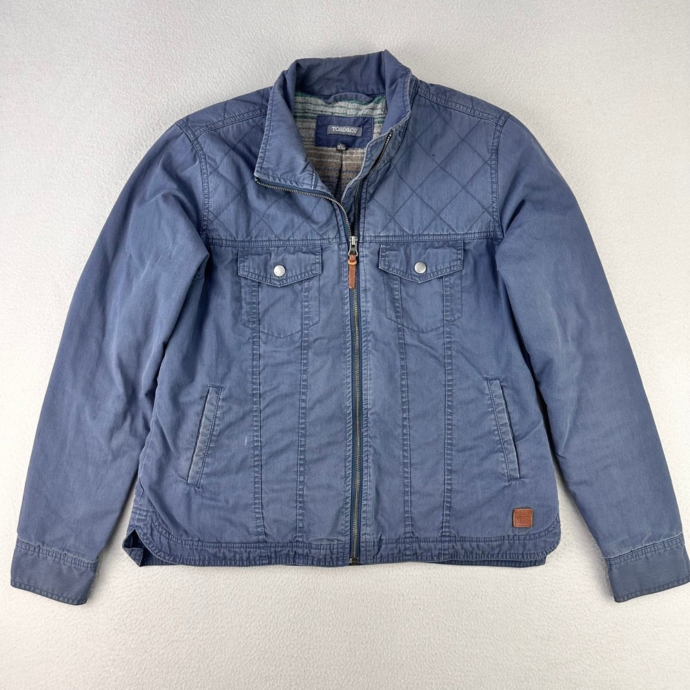 Toad&Co Quilted Navy Blue Lightweight Jacket - Picture 2 of 11